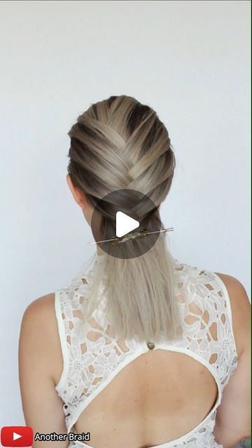 Trendafilka Kirova on Instagram: "How to fake a French Fishtail Braid
.
.
.
#hairvideo #frenchbraids #peinados #braidinspo #dutchbraid #easyhair #trenzas #weddinghairinspo #bridalhairinspo #infinitybraid #прически  #tutorial #promhair #bridalhairinspo #dutchbraids  #braiding #braids #braidedhairstyle #hairstyle #weddinghairstyles #weddinghair #fishtailbraid" French Fishtail Braid, French Fishtail, Fishtail French Braid, Infinity Braid, Fishtail Braid, Dutch Braid, Fish Tail Braid, French Braid, Hair Videos