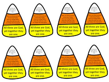 Candy Corn Trinity, Advent Wreath Candles, Fall Festival Games, Fall Crafts For Toddlers, Teacher Needs, Christian Halloween, Kids Sunday School Lessons, Fall Lessons, Sunday School Crafts For Kids