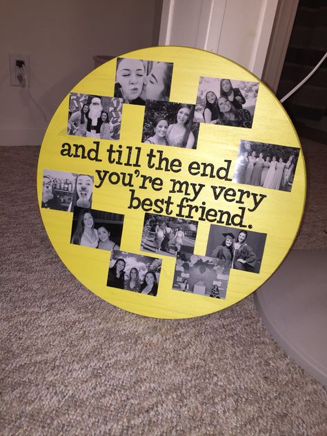 gift for bestfriends 18th birthday Pinterest Cute, Best Friend Christmas Gifts, Birthday Picture, Gifts For Best Friend, Birthday Presents For Friends, Diy Best Friend Gifts, Bff Birthday Gift, Diy Gifts For Friends, Friends Diy