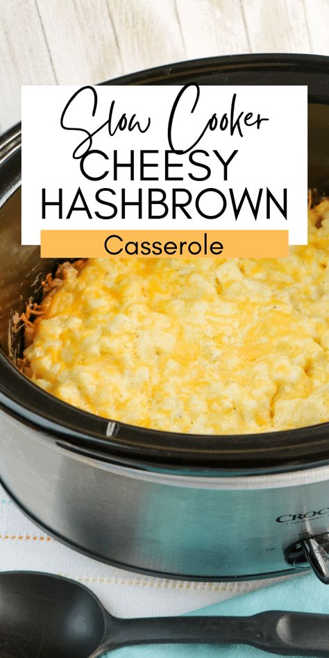 Slow Cooker Hashbrown Casserole Slow Cooker Hashbrown Casserole, Crockpot Hashbrown Casserole, Cracker Barrel Copycat, Crockpot Foods, Cheesy Hashbrown, Cracker Barrel Hashbrown Casserole, Hashbrown Casserole Recipe, Cheesy Hashbrown Casserole, Crock Pot Potatoes