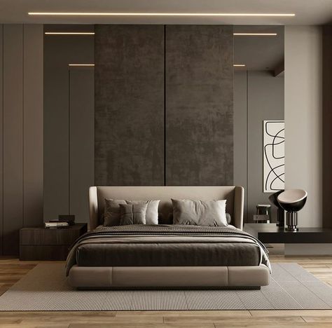 2023 Bedroom, Modern Grey Bedroom, Beautiful Bedrooms Master, Luxury Bedroom Decor, Bedroom Interior Design Luxury, Modern Luxury Bedroom, Hotel Room Design, Modern Bedroom Interior, Bedroom Decorating Ideas