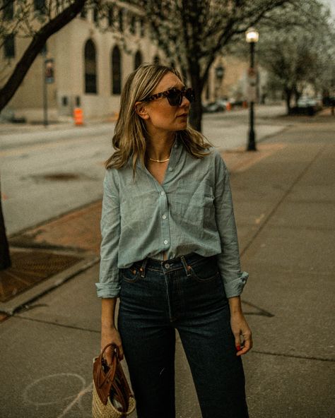 Karin Emily, Emily Style, Hot Outfit Ideas, Madewell Style, Summer Capsule, Spring Capsule Wardrobe, Linen Tee, Summer Capsule Wardrobe, Outfit Inspiration Fall