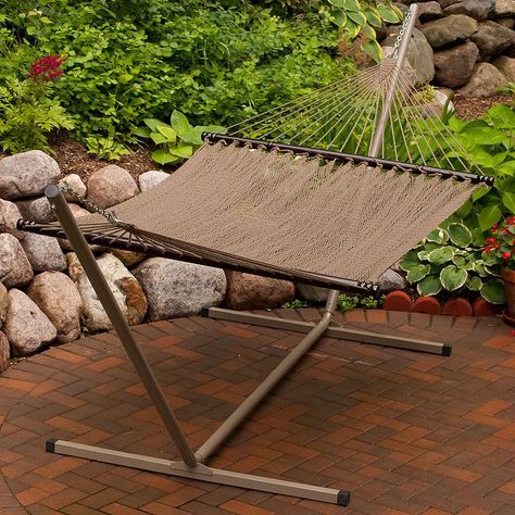 Hammock Chairs, Rope Hammock, Portable Greenhouse, Hammock Bed, Caribbean Style, Double Hammock, Backyard Furniture, Hammock Stand, Comfortable Bed