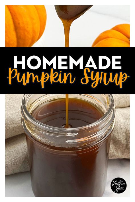 Homemade Pumpkin Spice Syrup Pumpkin Spice Syrup Recipe, Homemade Pumpkin Spice Syrup, Coffee Lattes, Fall Recipes Breakfast, Homemade Pumpkin Spice Latte, Pumpkin Syrup, Yummy Fall Recipes, Pumpkin Tea, Homemade Pumpkin Spice