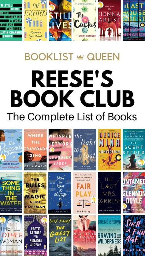 Find out what Reese's book club is reading this month and see every book chosen for Reese Witherspoon's book club list. Reese Witherspoon Book, Book Club List, Reese Witherspoon Book Club, Best Book Club Books, Book Club Reads, Books You Should Read, Reading Rainbow, Book Challenge, Top Books To Read