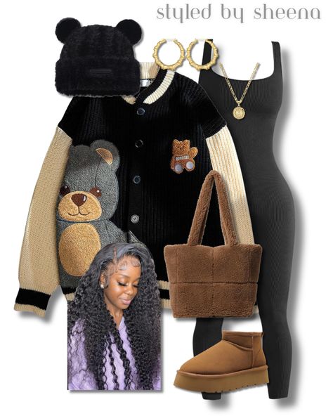 Winter Shein Outfits, Ugg Fits, Winter Outfits Black Women, Fall Birthday Outfit, Hood Fashion, Curvy Casual Outfits, Amazon Outfits, Outfits Black Women, Boots Fit