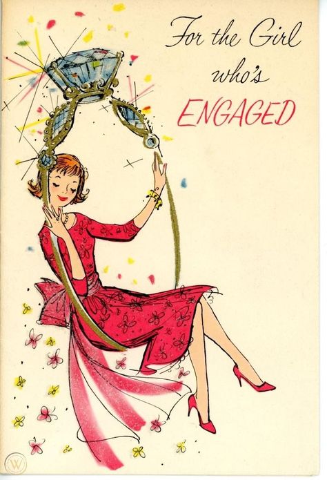 Engagement Greetings, Wedding Shower Cards, Vintage Wedding Cards, Wedding Greetings, Vintage Birthday Cards, Wedding Greeting Cards, Up Book, Vintage Birthday, Vintage Greeting Cards