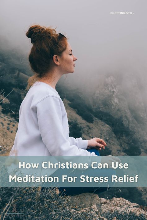 Meditation helps to calm our thoughts and ease our minds. As Christians, meditation can help us to set distractions aside, focus our gaze on Jesus, and awaken to God’s Presence. Read about how Christians can use meditation for stress relief on my blog! Biblical Meditation, Importance Of Prayer, Christian Meditation, Bible Says, Spiritual Disciplines, Meditation Benefits, Meditation Techniques, Meditation Practices, Positive Thinking