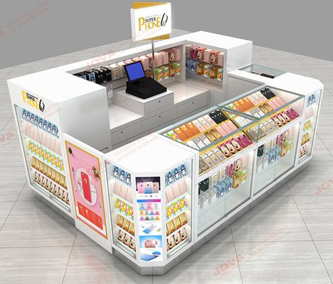 Cell Phone Kiosk, Phone Kiosk, Mobile Kiosk, Mobile Shop Design, Counter Shelf, Mall Kiosk, Phone Accessories Shop, Display Counter, Display Showcase