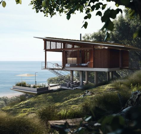 Six Senses resort to open in Costa Rica in 2021 Amangiri Resort, Unique Resorts, Six Senses, Rest House, Exotic Beaches, Casa Container, Luxury Spa, A Hill, House On A Hill