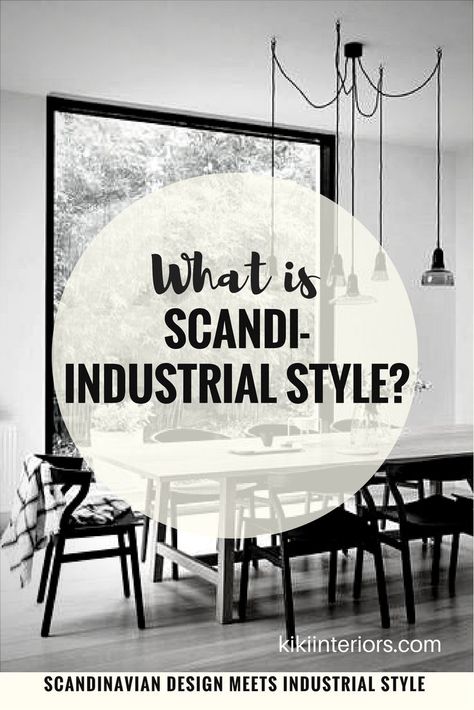 What is 'Scandi-industrial' style?Scandi-industrial style is a blend of two styles: Scandinavian d Scandi Industrial Interior, Scandi Industrial, Estilo Industrial Chic, Industrial Scandinavian, Industrial Style Bedroom, Industrial Design Style, Scandi Interiors, Scrub Corpo, White Industrial