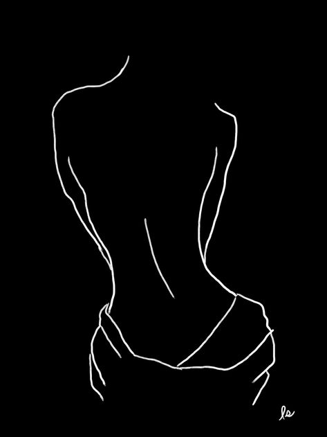 15 Line Drawings of Beautiful Women You ... Line Drawings Of Women, Silhouette Art Ideas Simple, Black Women Silhouette Art, How To Draw A Silhouette Of A Woman, Bath Art Drawing, Women Back Drawing, Beautiful Body Drawing, Drawings Of Women Body, Siluette Woman