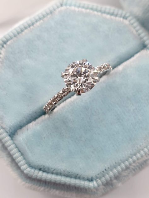 Round Solitaire Rings, Elegant Engagement Ring, Pretty Engagement Rings, Dream Wedding Ring, Round Moissanite Engagement Ring, Cute Engagement Rings, Wedding Rings Round, Future Engagement Rings, Elegant Engagement Rings