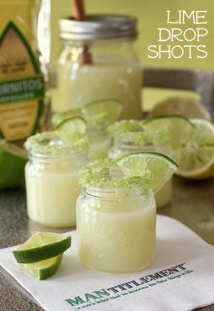 Best Lemonade, Cocktail Shots, Tequila Shots, Best Blenders, Shot Recipes, Alcohol Recipes, Limes, Party Drinks, Fresh Lime Juice