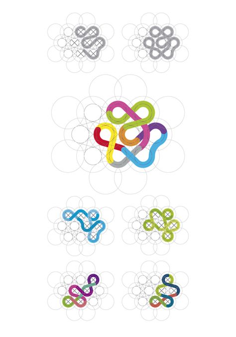 Flow Csoport Dynamic Identity by Villo Farkas, via Behance Brand Identity System Design, Path Logo Design, Flow Logo Design, Path Logo, Dynamic Identity, Dynamic Branding, Flow Logo, Group Logo Design, Connection Design