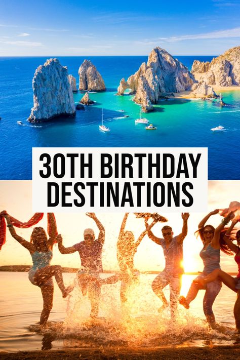 Destination Birthday Ideas, 30th Birthday Celebration Ideas, 30th Birthday Trip Ideas, 40th Birthday Trip Ideas, 40th Birthday Celebration Ideas, Destination Birthday Party, 40th Birthday Party Themes, 40th Birthday Men, 30th Birthday Ideas For Women