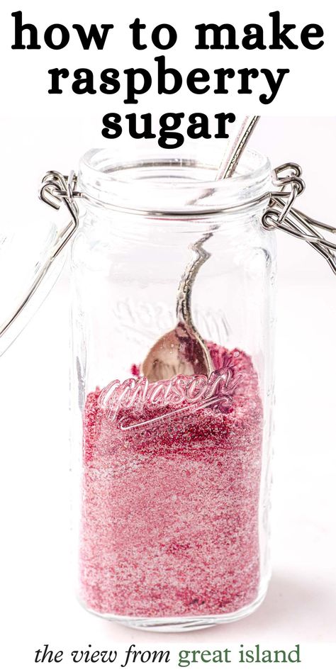 Preserving Raspberries, Farm Pantry, Flavored Sugars, Pantry Stock, Diy Gifts In A Jar, Epsom Salt Benefits, Salt Benefits, Iced Tea Cocktails, Infused Sugar