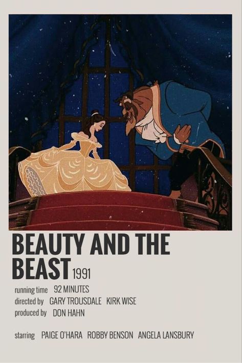 Bueaty And The Beast, Old Disney Movies, Beast Film, Disney Minimalist, The Beast Movie, Mini Polaroid, Beauty And The Beast Movie, Scrapbook Disney, Disney Movies To Watch