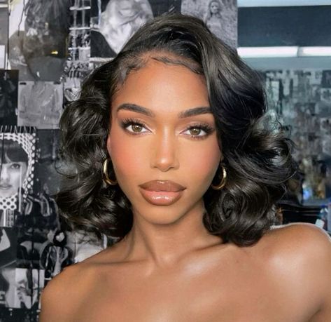 Short Bob Wavy, Bob Wavy, Short Hair Bride, Lori Harvey, Shot Hair Styles, Lace Front Human Hair, Relaxed Hair, Lace Short, Hair Life