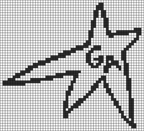 Gracie Abrams Alpha Pattern, Crochet Gracie Abrams, Star Alpha Pattern, Crochet Graphs, Initial Wall, Graph Crochet, Pixel Crochet, Tapestry Crochet Patterns, Gracie Abrams