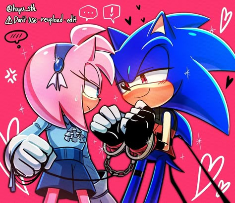 ★☕ Artist: @//huyu_sth on X (Twitter) ☕☆ Sonic X Amy, Sonic X, X Twitter, Let You Go, Next Generation, How Can, Sonic, I Love You, Love You