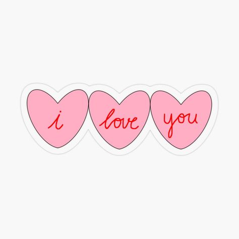 Aesthetic I Love You, Love You Stickers, Sticker San Valentin, I Love You Stickers, I Love U Aesthetic, Valentine’s Day Stickers, Stickers Printable Love, Stickers Aesthetic Love, Heart Printable Stickers