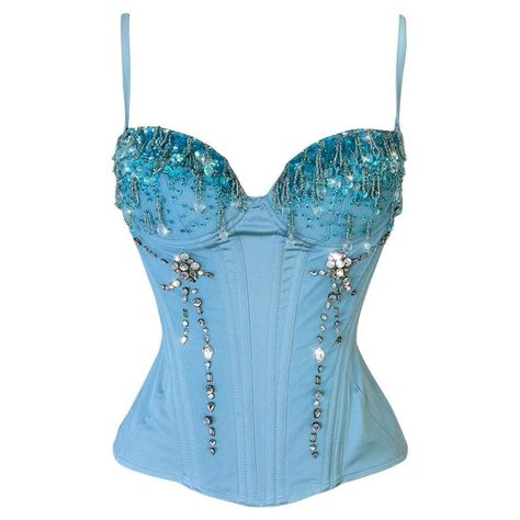 Check out this item from 1stdibs! MUGLER Crystal Teardrop Corset Top Rhinestone Corsage: https://www.1stdibs.com/id-v_24264692 Mugler Crystal, Mugler Spring 1997 Couture, Sirens Fashion, Corset Fashion Outfits, Velvet Bustier, Dramatic Sleeves, Feminine Elegance, Hot Pink Tops, Brown Floral Print