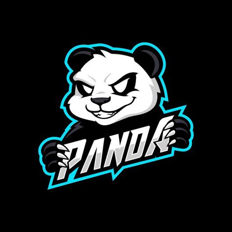 Logo Panda, Dj Panda, Anime Mascot, Panda Names, Cool Cartoon Drawings, Tom And Jerry Pictures, Football Logo Design, Dynamic Logo, Logo Game