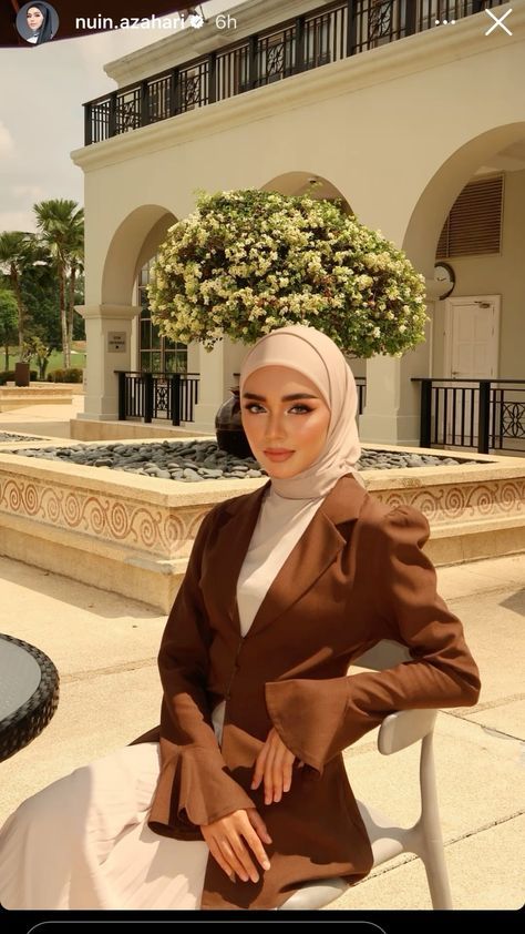 Old Money Modest Outfit Hijab, Ootd Acara Formal, Old Money Aesthetic Hijabi Outfit, Classy Outfit Hijab, Dress Old Money Outfits, Old Money Hijabi Aesthetic, Classy Hijab Style, Hijabi Lawyer, Formal Modest Outfits