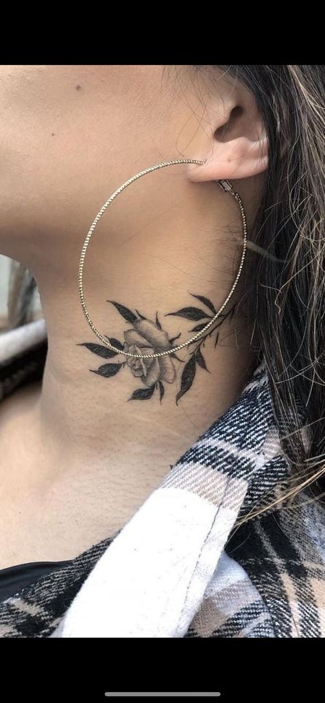 Middle Of Neck Tattoo, Tattoo Life, Neck Tattoo, Blackwork, Tattoos, Instagram