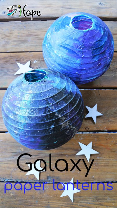 Space Hanging Decorations, Coffee Filter Galaxy, Galaxy Theme Diy Decor, Outer Space Vbs Ideas, Diy Outerspace Decor, Galaxy Birthday Activities, Universe Party Decorations, Space Prom Decorations, Outer Space Vbs Crafts