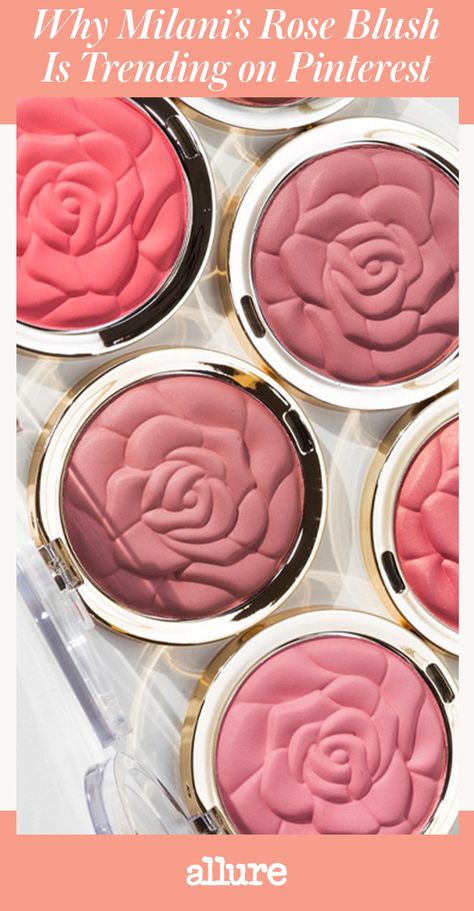 I found Milani Rose Blush, which has been repinned over 17,000 times, while trolling through Pinterest (as per usual) in need of a new blush. And while you might think I'm only lusting over this product because it's superpopular on Pinterest, that's not the case. Old Makeup, Blush On, Rose Blush, I Love Makeup, Makeup Style, Blush Roses, Travel Beauty, Art Travel, Love Makeup