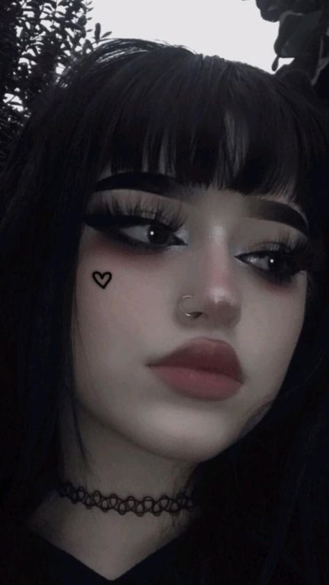 Makeup Egirl, E Girl Makeup, Dark Makeup Looks, Egirl Makeup, Drag Make-up, Punk Makeup, Swag Makeup, Alternative Makeup, Cool Makeup Looks