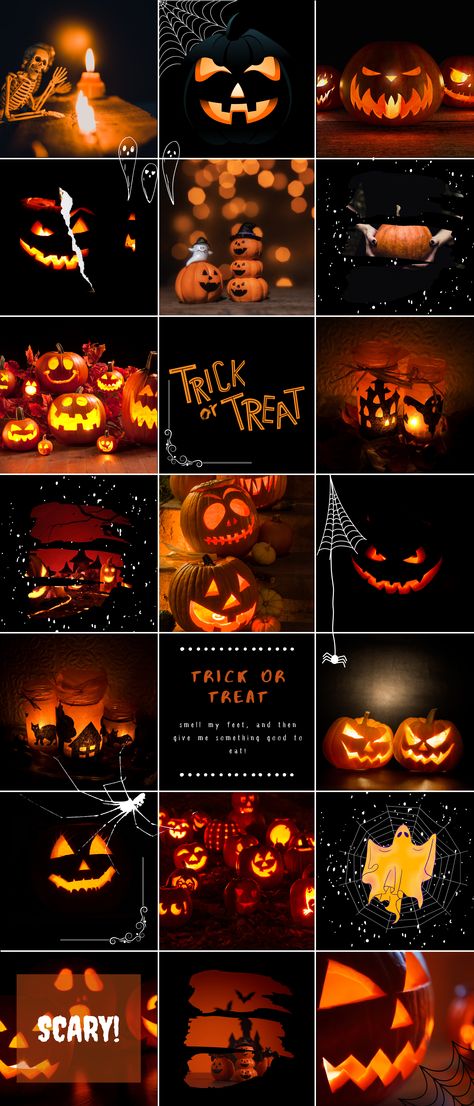 Spice up your Instagram Posts, with this spooky editabale Canva Instagram Puzzle Feed Template! Create one post or the full 21 piece Instagram Feed Grid - choice is yours! Instagram Feed Grid, Halloween Instagram Post, Instagram Puzzle Feed Template, Spice Up Your Instagram, Instagram Puzzle Feed, Posting Ideas, Fall Instagram, Carousel Post, Puzzle Feed