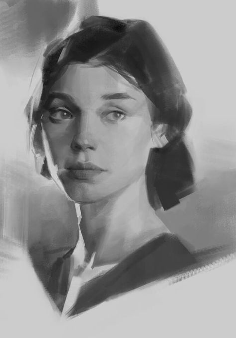 ArtStation - учеба ~, Мин Сяо Value Study, Value Painting, Pencil Sketch Portrait, Life Drawing Classes, Gray Scale, Face Drawing Reference, Academic Art, Islamic Art Pattern, Drawing Digital