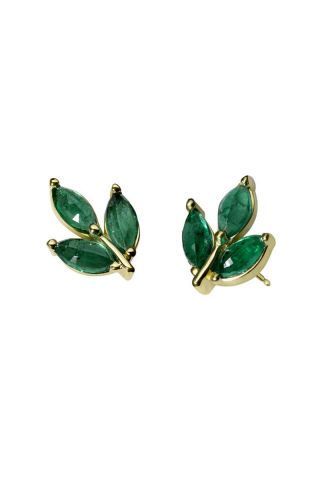 Emerald Earrings Studs, Emerald Earrings, Emerald Jewelry, Fine Earrings, Fun Earrings, Gold Studs, Gold Earrings Studs, Silver Earrings Studs, Cape Town