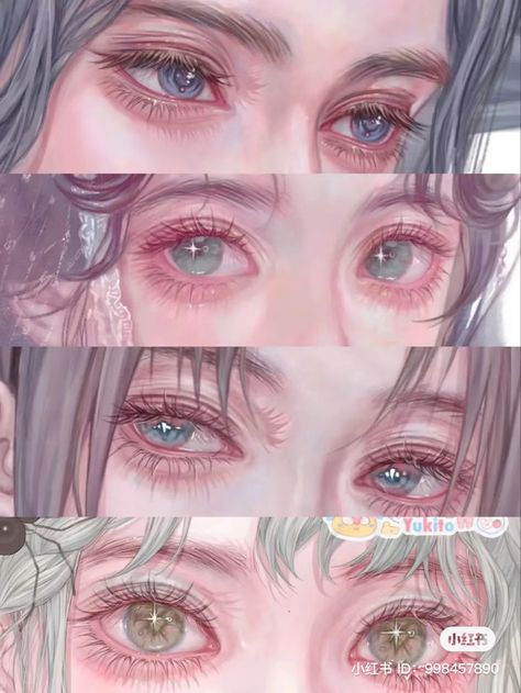 art drawing xiaohongshu xhs 小红书 chinese art chinese drawing anime eyes kawaii #art #drawing #chinese Chinese Art Style Anime, Chinese Eye Drawing, Xiaohongshu Art Tutorial, Chinese Style Drawing, Chinese Eyes Drawing, Chinese Art Tutorial, Chinese Digital Art, Asian Eyes Drawing, Chinese Art Style