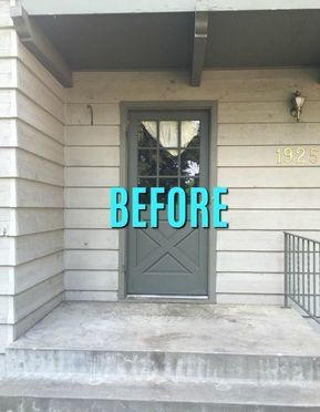 You won't believe how amazing this porch is now! #porch #DIYhomedecor #homedecor #homedecorideas Hometalk Diy, Front Porch Makeover, Diy Organizer, Diy Hanging Shelves, Porch Makeover, Diy Wall Shelves, Fall Front Porch, Fall Front, Door Makeover