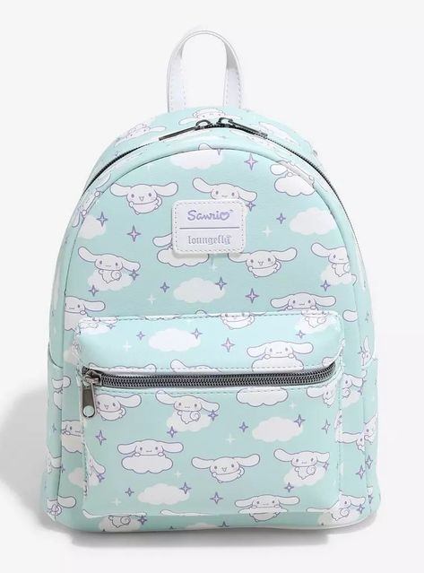 Loungefly Cinnamoroll Flying Clouds Mini Backpack, Sanrio Mini Backpack, Cinnamoroll Flying, My Melody Backpack, Sanrio Backpack, Cinnamoroll Sanrio, Supergirl Superman, Loungefly Backpack, Pastel Blue Background, Exploding Kittens