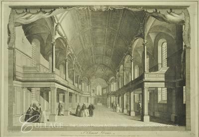 Regency London, St Clement, London Pictures, Church Interior, Old London, London City, Westminster, Digital Image, Print Images