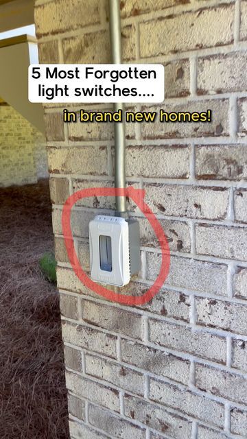 Must Have Electrical Outlets, Soffit Outlet, Flood Lights Outdoor Ideas, Electrical Outlet Placement, Building Binder, Building A House Checklist, Home Building Checklist, Builder Brigade, Boulder House