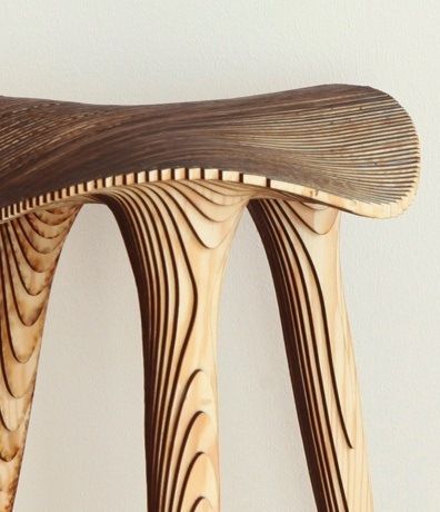 CNC Cnc Furniture, Digital Fabrication, Parametric Design, Furniture Wood, Wooden Design, Design Wood, Cool Ideas, Furniture Details, Furniture Inspiration