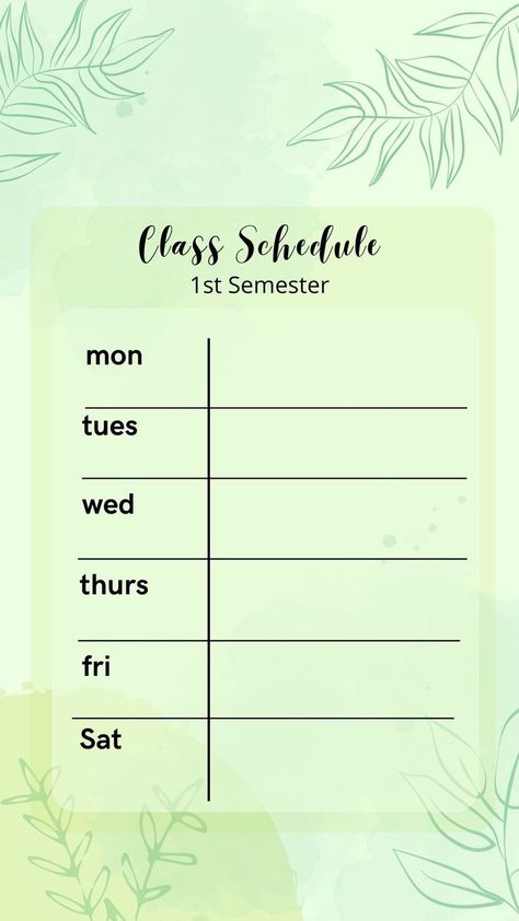 Class Schedule Template Wallpaper Phone, Class Schedule Template Wallpaper, Class Schedule Template Lockscreen, Class Schedule Template Aesthetic, Class Schedule Wallpaper, Schedule Wallpaper, Timetable Design, Study Planner Printable Free, School Labels Printables