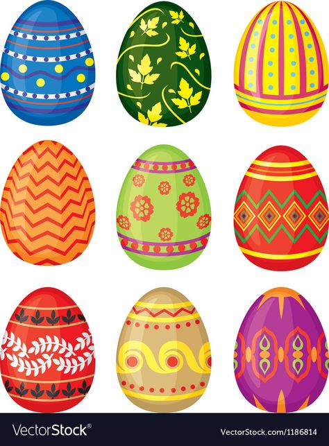 Easter Crafts For Seniors, Painted Easter Eggs, Making Easter Eggs, Egg Vector, Easter Paintings, Happy Easter Wishes, Easter Egg Pattern, Easter Images, Easter Egg Designs