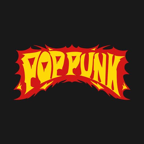 Pop Punk Band Logo Punk Logo Design, Punk Band Logos, Punk Logo, Band Logo Design, Typography Shirt Design, Rock Band Logos, Pop Punk Bands, Punk Design, Logo Font