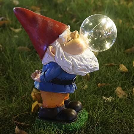 Entry Door Decor, Funny Statues, Funny Garden Gnomes, Gnomes Garden, Solar Yard Lights, Led Decoration, Garden Gnomes Statue, Led Garden Lights, Yard Ornaments