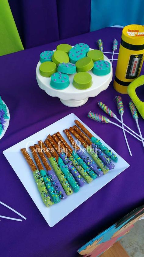 Monster University Birthday, Monster University Party, Monsters Inc Baby Shower, Monsters Inc Baby, Monster Baby Showers, Monster 1st Birthdays, Monster Inc Birthday, Disney Baby Shower, Monster Inc