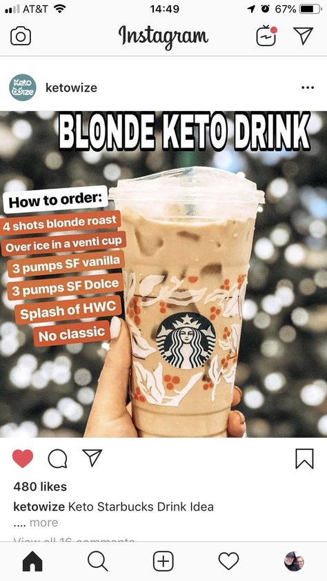 Starbucks Blonde Espresso Drinks, Keto Starbucks Drinks Iced Coffee, Drinks To Order At Starbucks, Low Cal Starbucks Drinks, Starbucks Drinks Iced Coffee, Starbucks Drinks Iced, Keto Iced Coffee, Order At Starbucks, Keto Starbucks Drinks