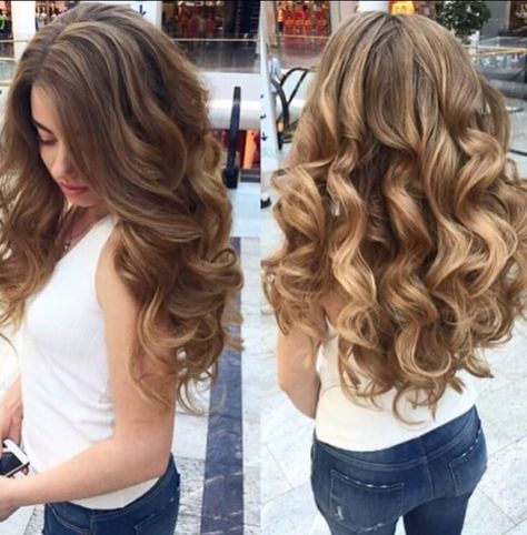 pinterest/twitter: aubreytate_ Natural Pageant Hair, Large Curls Long Hair, Big Curled Hair, Roller Sets, Pageant Hair, Prom Hairstyles For Long Hair, Hair 2018, Hair Done, Prom Hairstyles