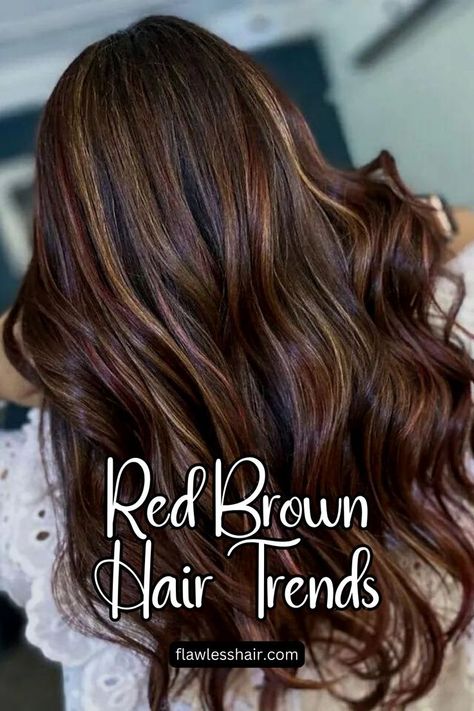 Red And Caramel Highlights Blend Brown Hair With Copper And Caramel Highlights, Dark Brown Hair With Caramel And Burgundy Highlights, Light Brown Hair Burgundy Highlights, Dark Brown Hair With Auburn And Blonde Highlights, Fall Brown Red Hair, Dark Brown Hair With Reddish Highlights, Dark Brown Hair With Caramel And Red Highlights, Cinnamon Caramel Hair, Caramel Auburn Highlights